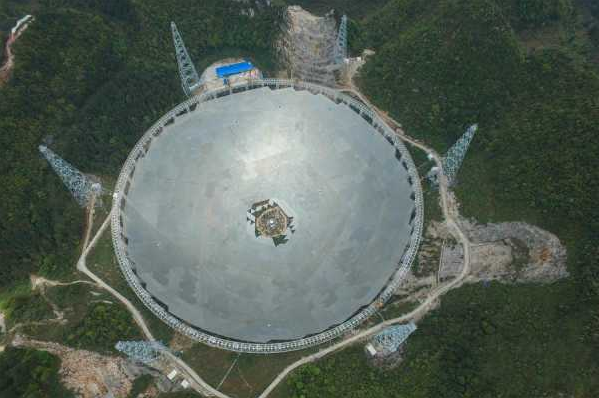 500米口徑球面射電<em>望遠(yuǎn)鏡</em>被譽(yù)為“<em>中國(guó)</em>天眼”