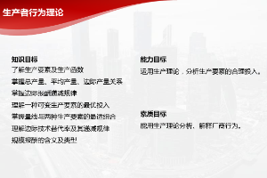 <em>課件</em>：<em>金融</em><em>服務</em><em>與</em><em>管理</em><em>專業(yè)</em>《<em>經(jīng)濟學</em><em>基礎</em>—<em>項目</em>四 生產(chǎn)者行為<em>理論</em>》